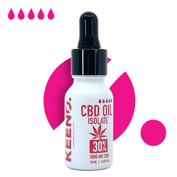 KEENO ISOLATE 30% CBD Oil (3000 MG)